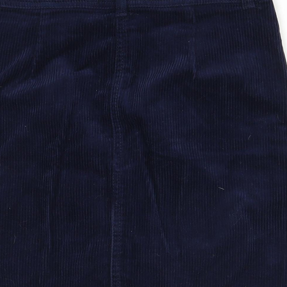Denim Womens Blue  Corduroy A-Line Skirt Size 6
