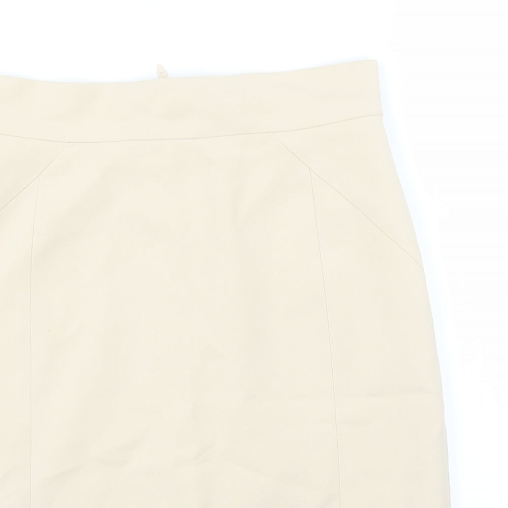 H&M Womens Beige   Straight & Pencil Skirt Size 8
