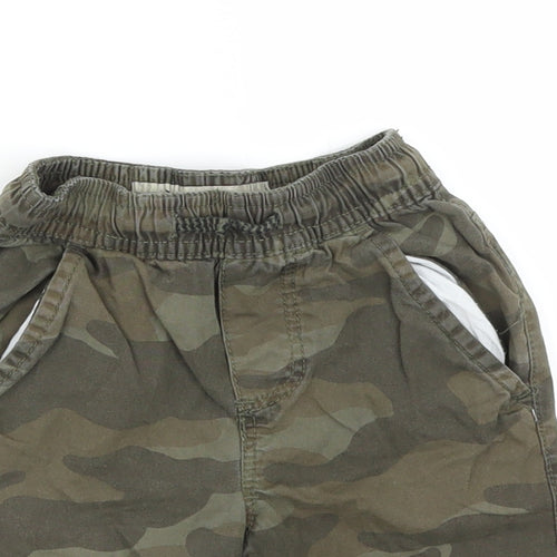Primark Boys Green Camouflage  Bermuda Shorts Size 2-3 Years