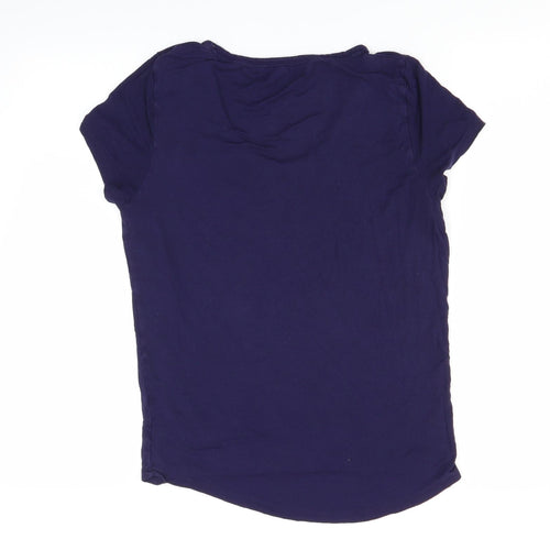 George Womens Purple   Basic T-Shirt Size 6