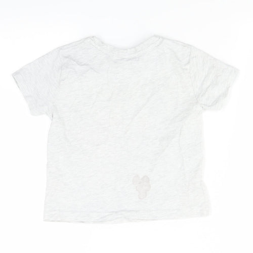 Primark Boys Grey   Basic T-Shirt Size 3-4 Years