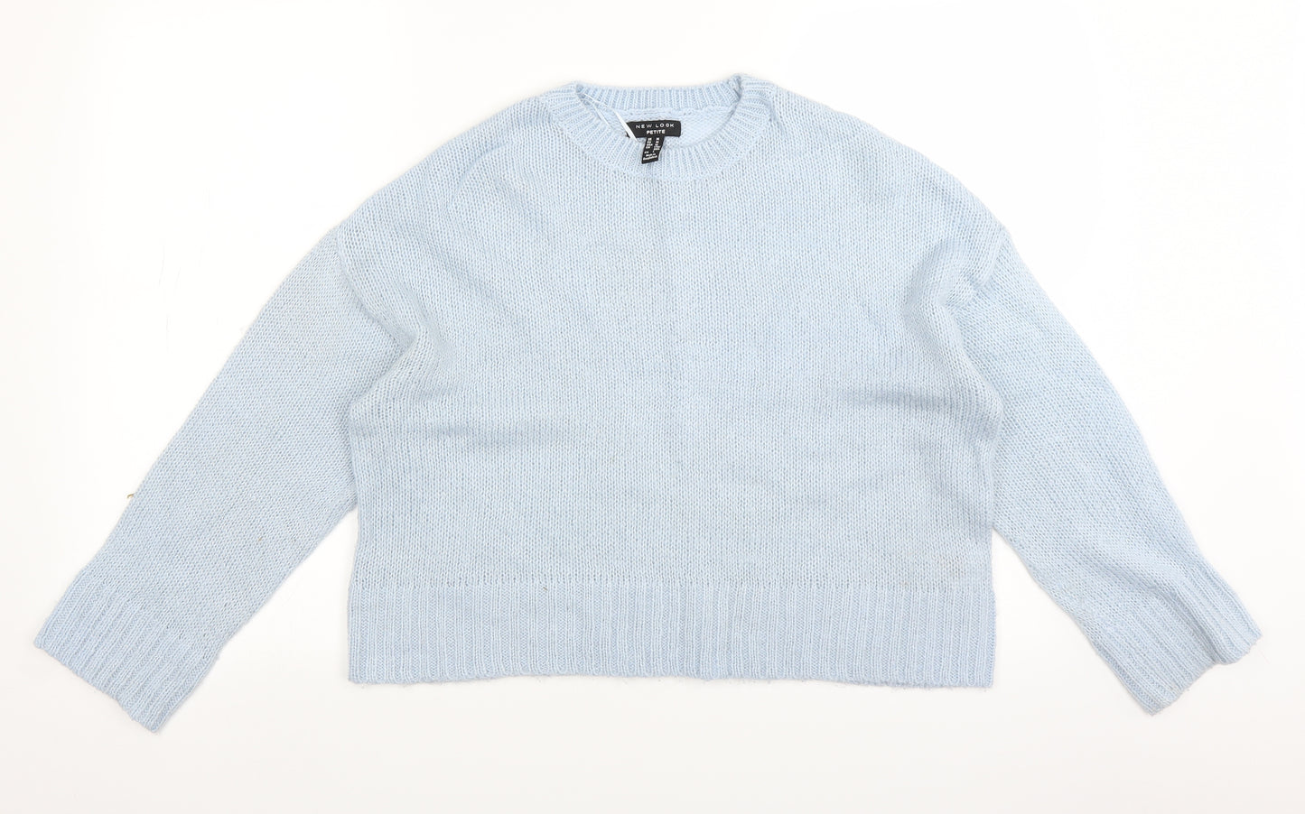 New Look Womens Blue  Knit Pullover Jumper Size M