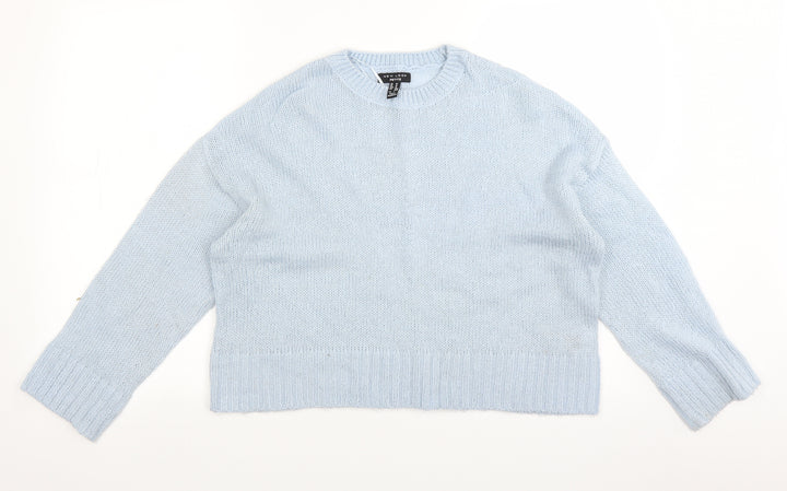 New Look Womens Blue  Knit Pullover Jumper Size M