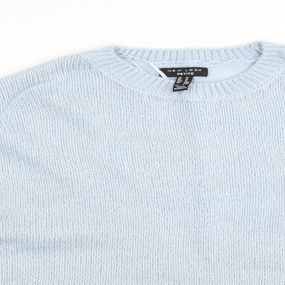 New Look Womens Blue  Knit Pullover Jumper Size M