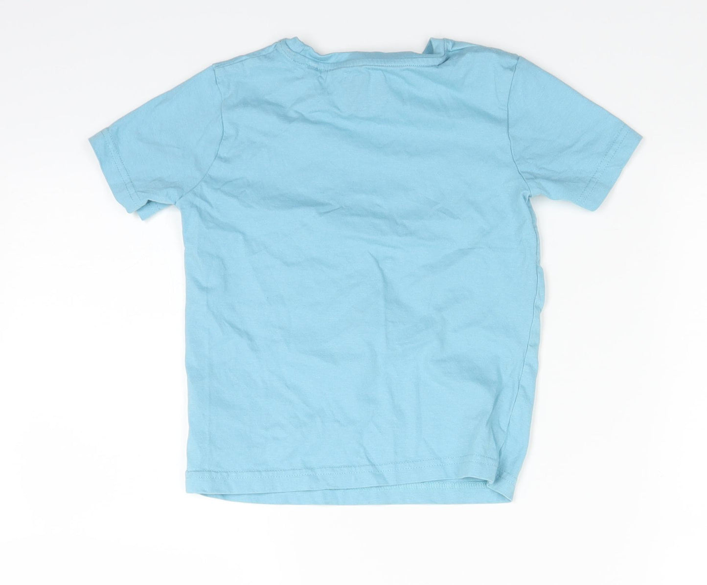 TU Boys Blue   Basic T-Shirt Size 3-4 Years  - DInosaur