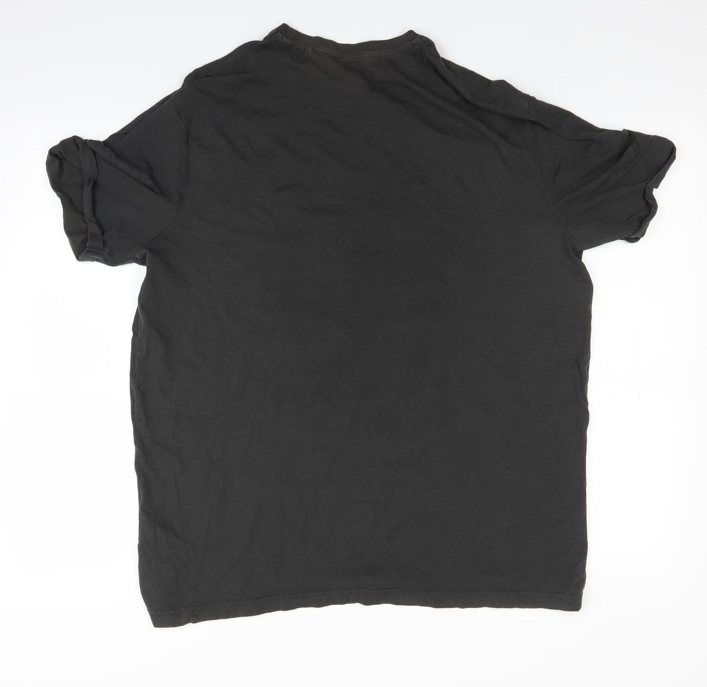 TU Mens Green    T-Shirt Size L  - Motorbike