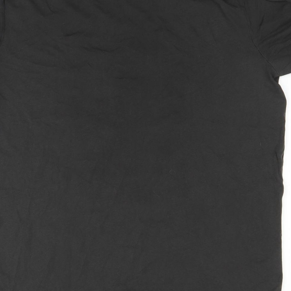 TU Mens Green    T-Shirt Size L  - Motorbike