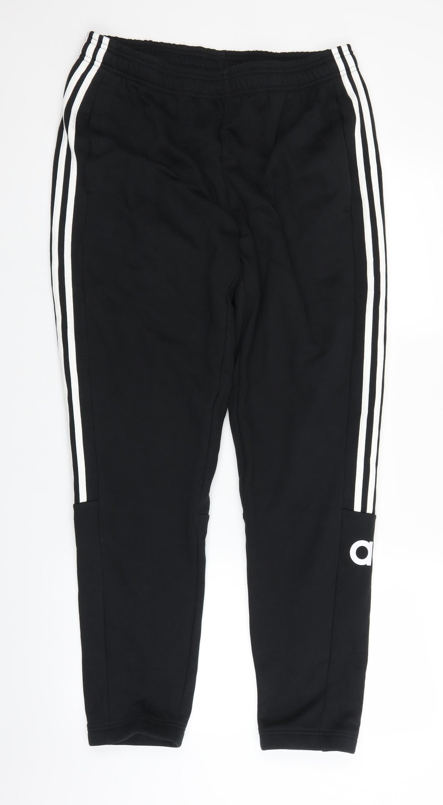 adidas Mens Black   Sweatpants Trousers Size L L28 in