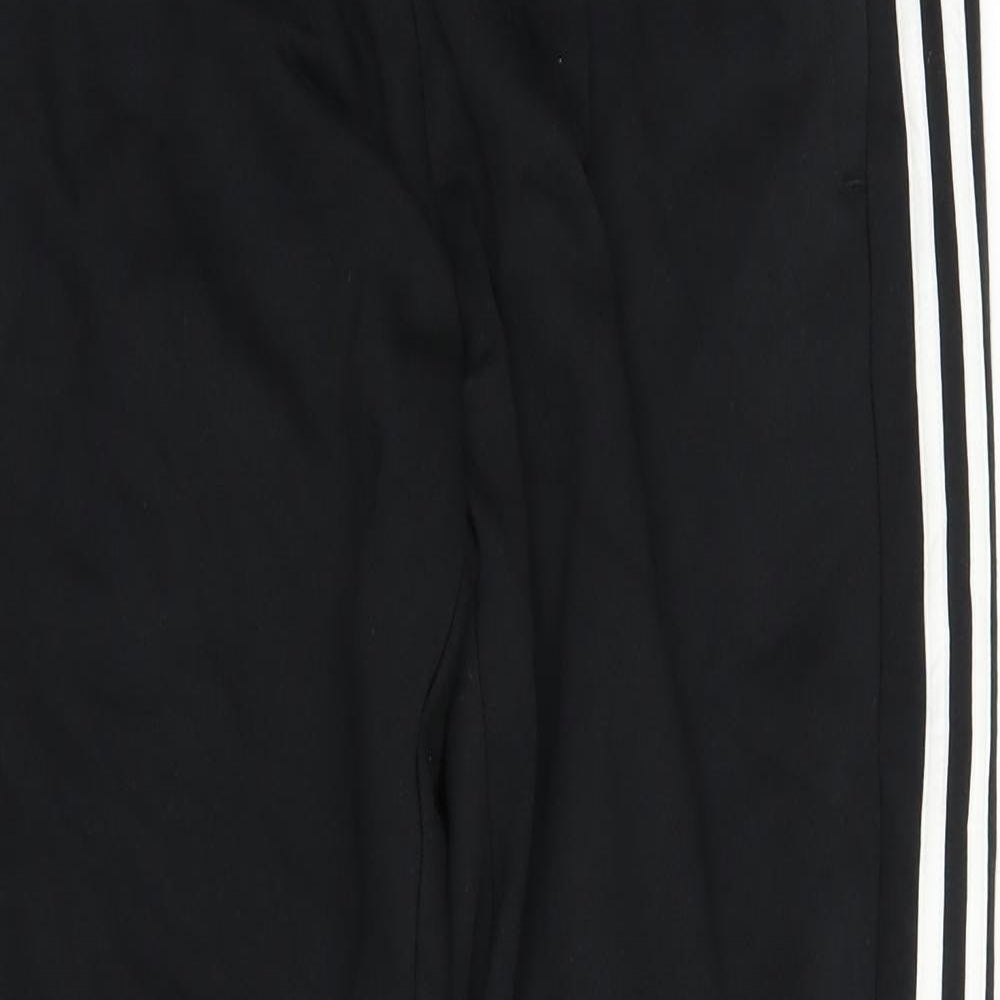 adidas Mens Black   Sweatpants Trousers Size L L28 in