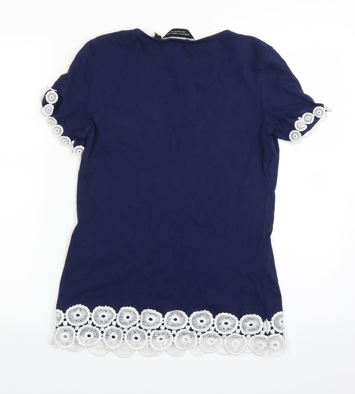 Dorothy Perkins Womens Blue   Basic T-Shirt Size 10