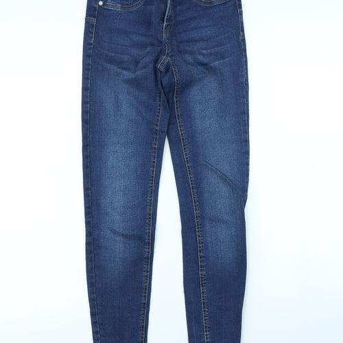Denim & Co. Womens Blue   Skinny Jeans Size 10 L29 in