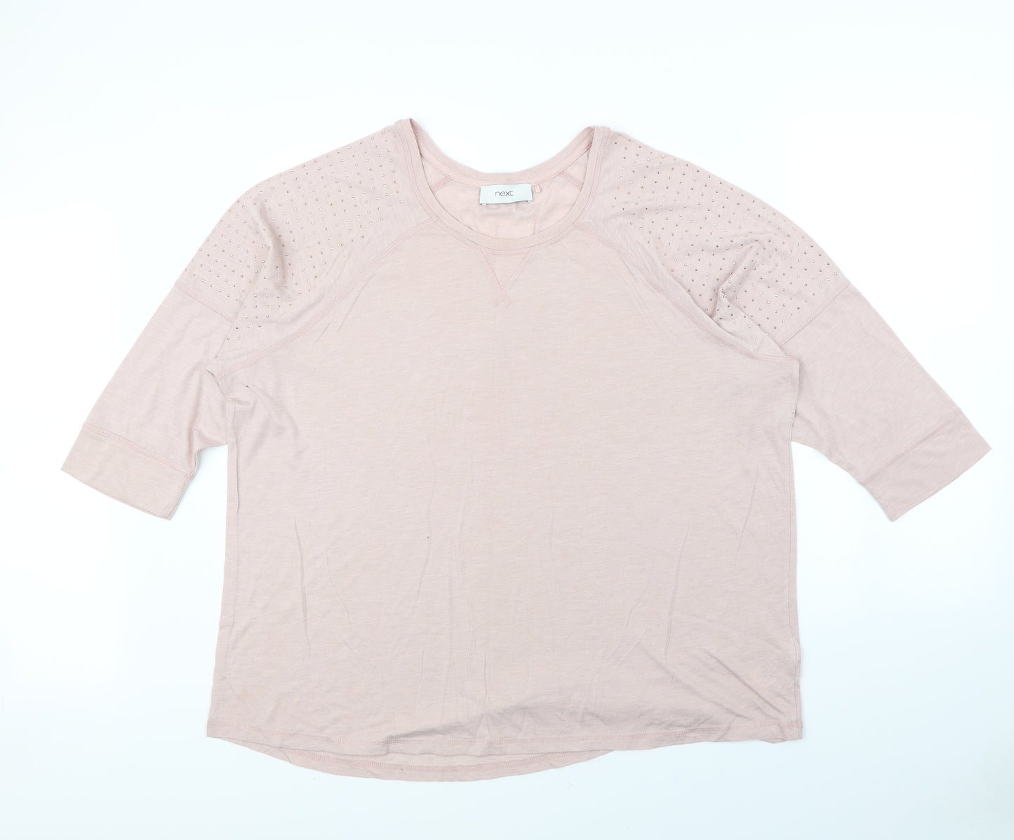 NEXT Womens Pink   Basic T-Shirt Size 22