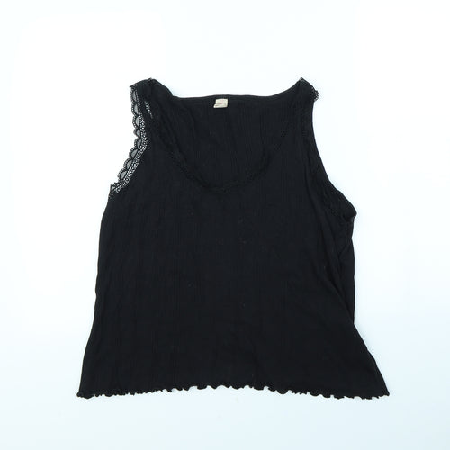 Evie Womens Black   Basic Tank Size 18