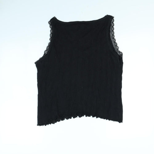 Evie Womens Black   Basic Tank Size 18