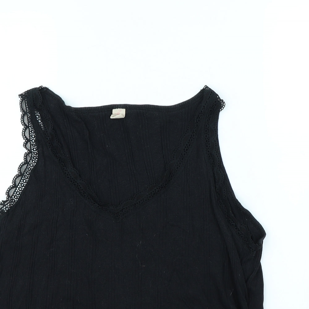 Evie Womens Black   Basic Tank Size 18