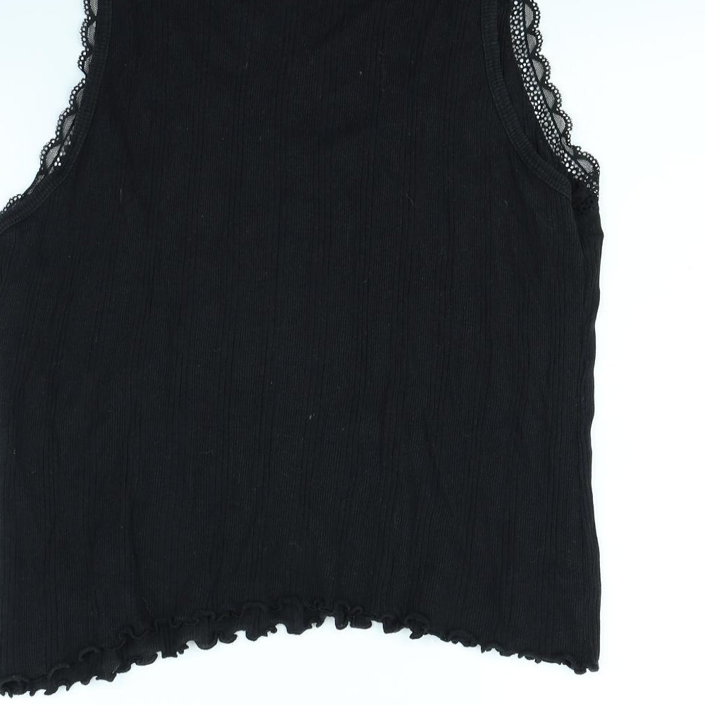 Evie Womens Black   Basic Tank Size 18