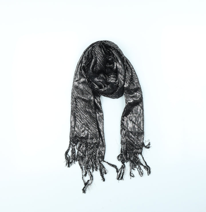Preworn Womens Silver Scarf