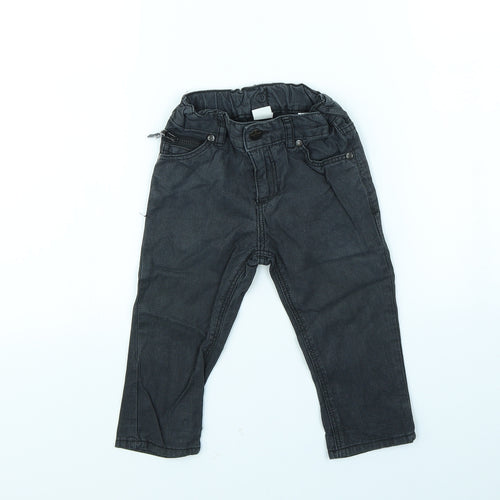 H&M Boys Blue   Capri Trousers Size 9 Months