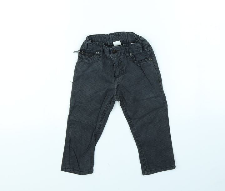 H&M Boys Blue   Capri Trousers Size 9 Months
