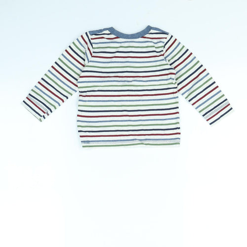 George Boys Multicoloured Striped  Basic T-Shirt Size 12 Months