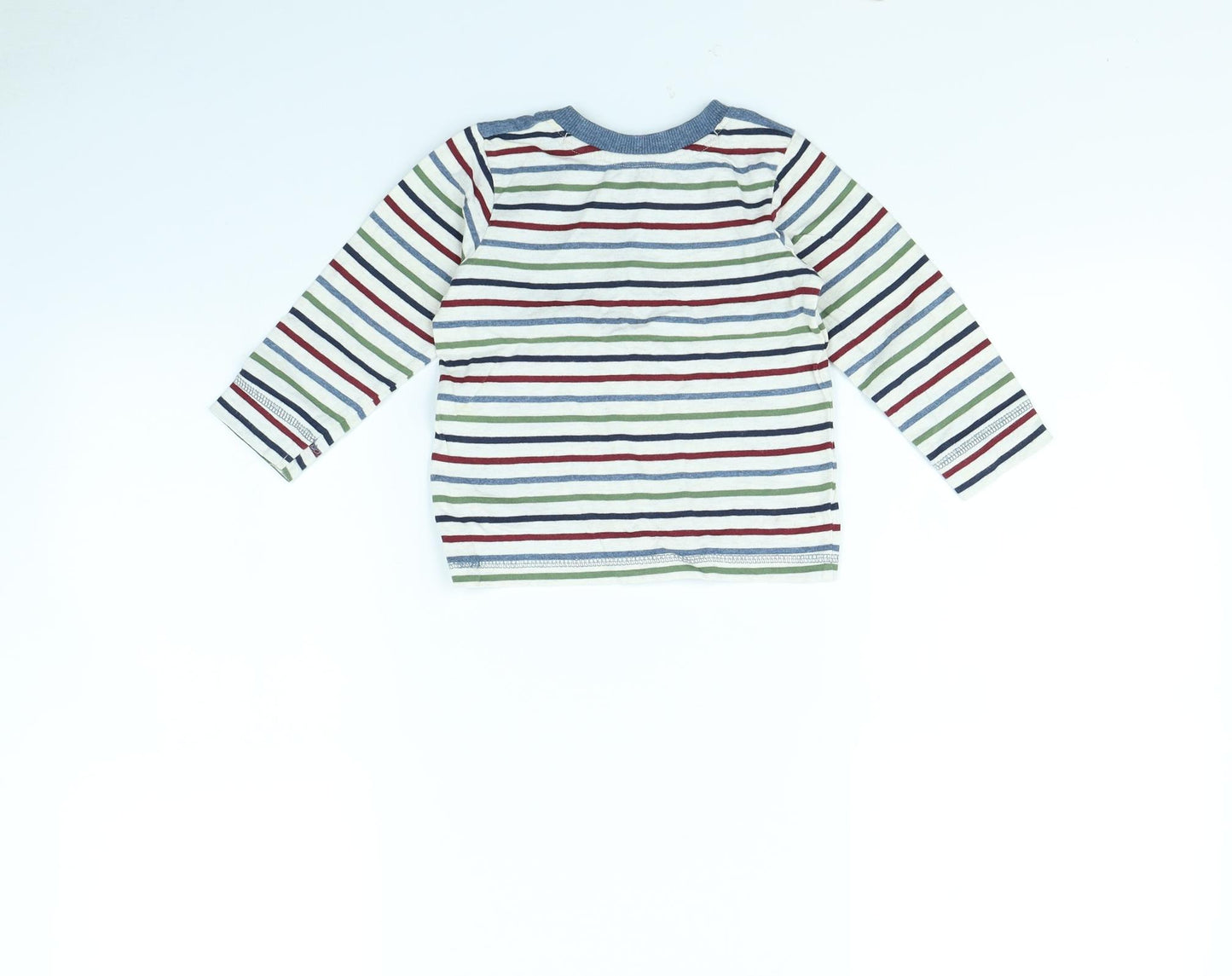 George Boys Multicoloured Striped  Basic T-Shirt Size 12 Months