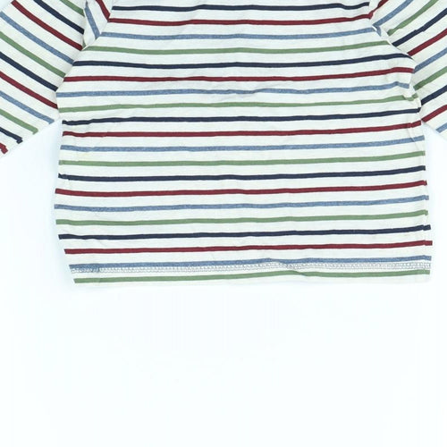 George Boys Multicoloured Striped  Basic T-Shirt Size 12 Months