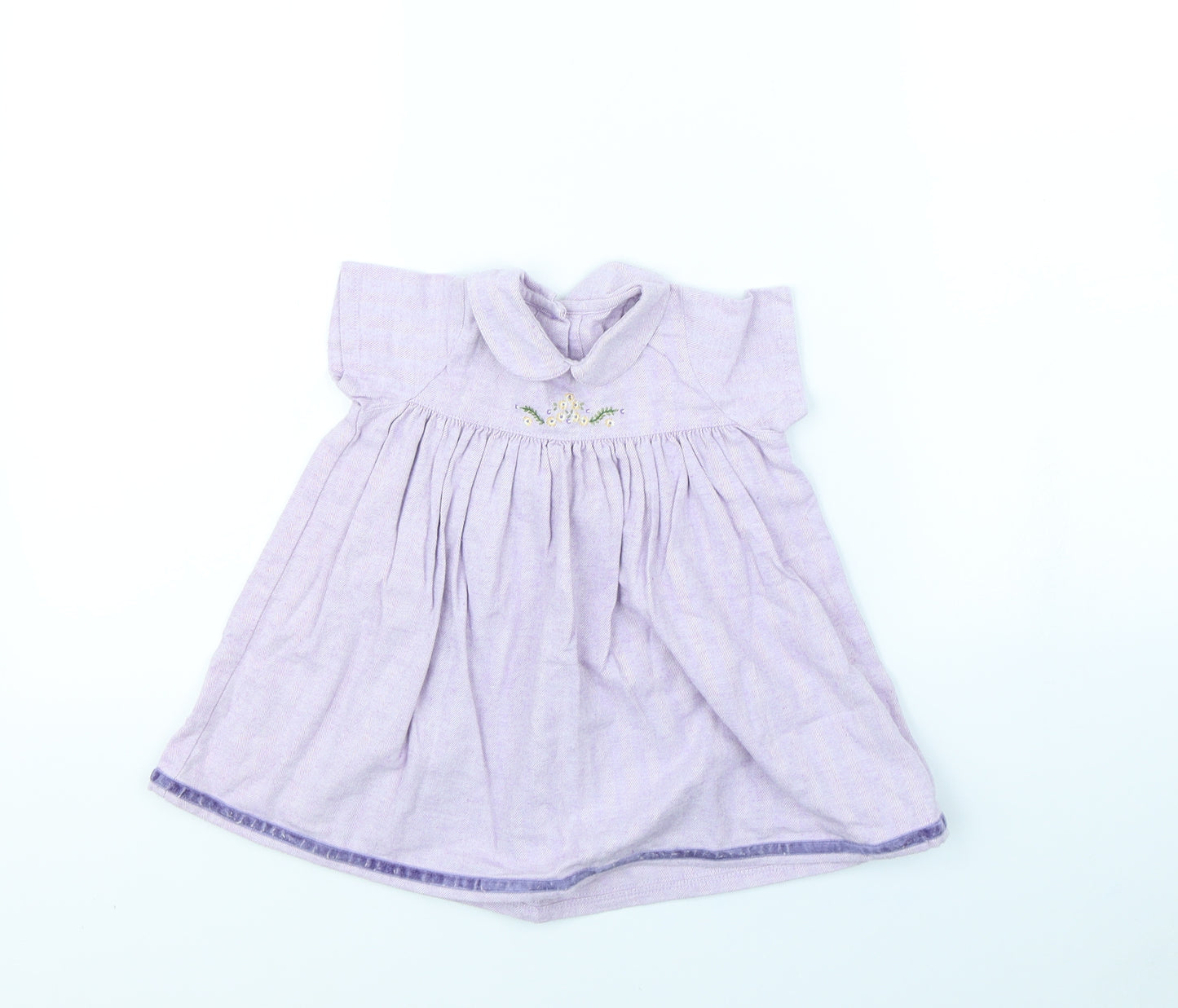 M&S Girls Purple   Fit & Flare  Size 12 Months