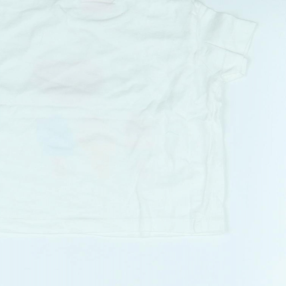 Cherokee Girls White   Basic T-Shirt Size 18-24 Months  - Ice Cream
