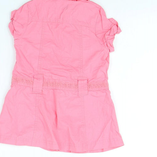 Early days Girls Pink   Pinafore/Dungaree Dress  Size 6-9 Months