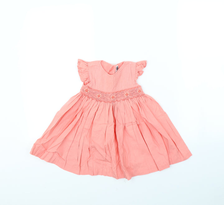 M&Co Girls Pink Fit & Flare Size 12 Months