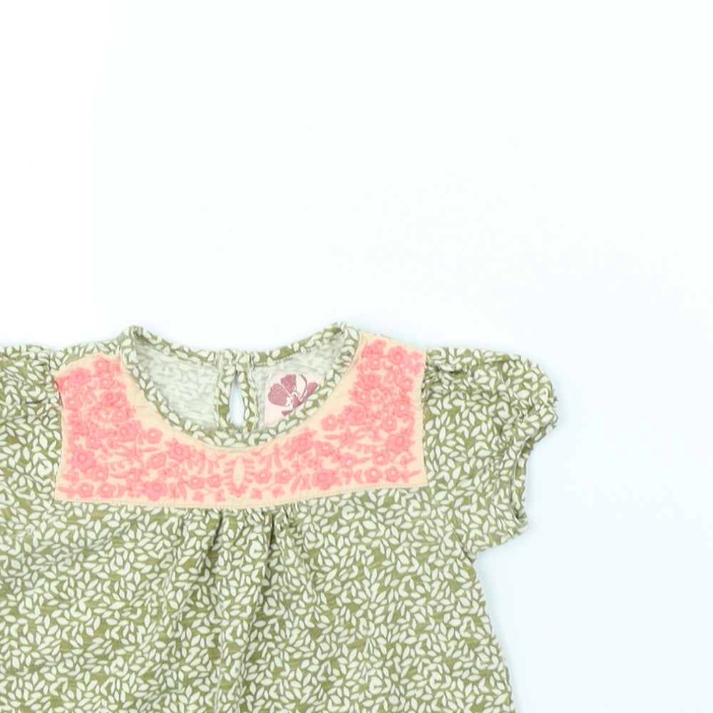 NEXT Girls Green   Basic Blouse Size 6-9 Months