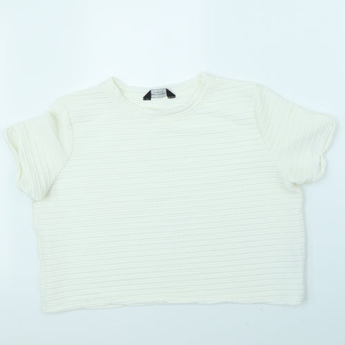 Dorothy Perkins Womens White   Basic T-Shirt Size 16