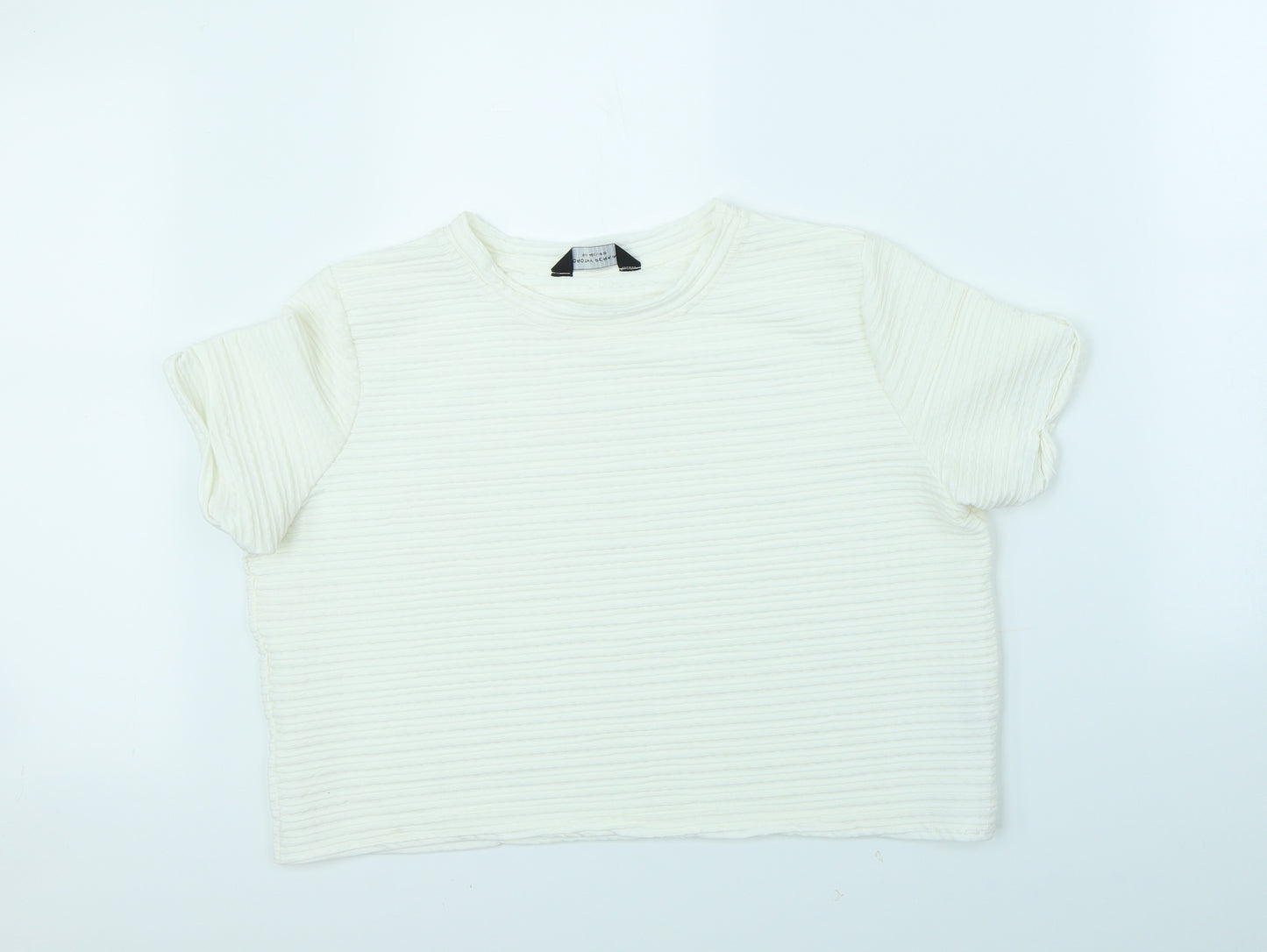 Dorothy Perkins Womens White   Basic T-Shirt Size 16