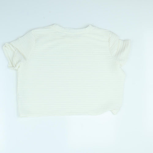 Dorothy Perkins Womens White   Basic T-Shirt Size 16
