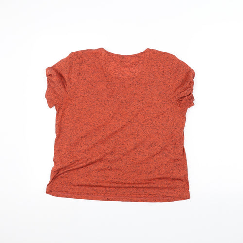 Preworn Womens Orange   Basic T-Shirt Size M