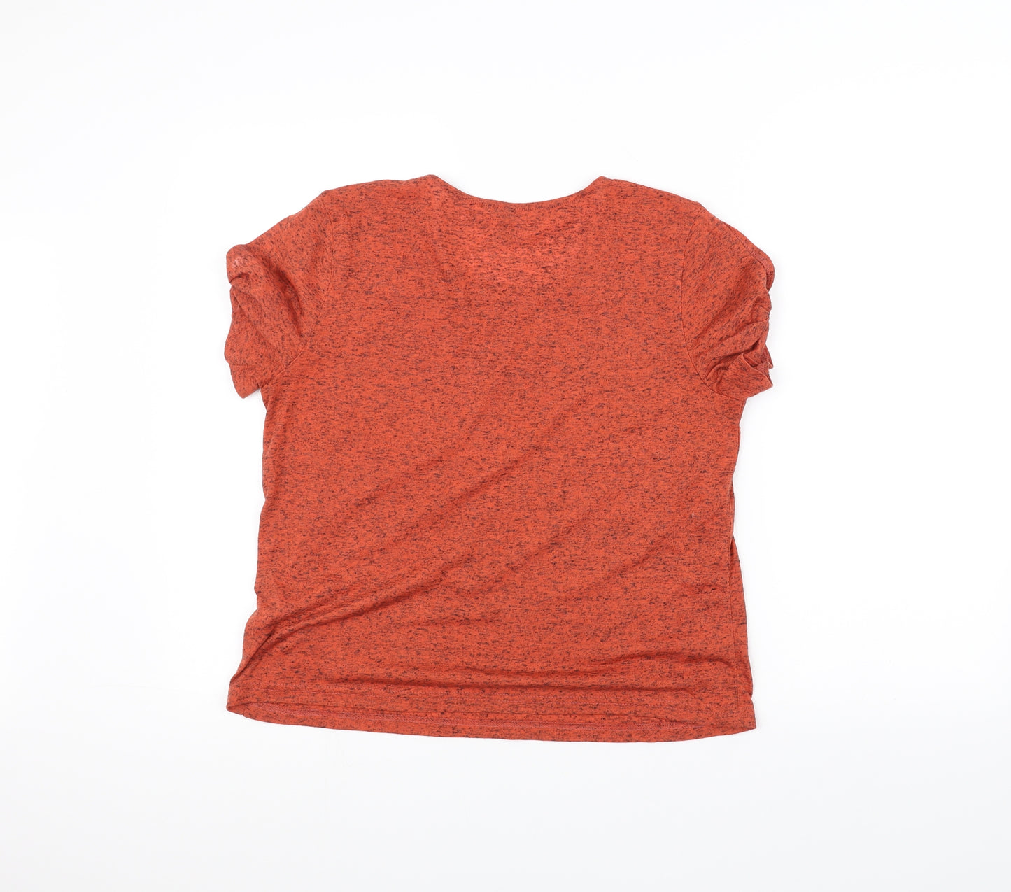 Preworn Womens Orange   Basic T-Shirt Size M