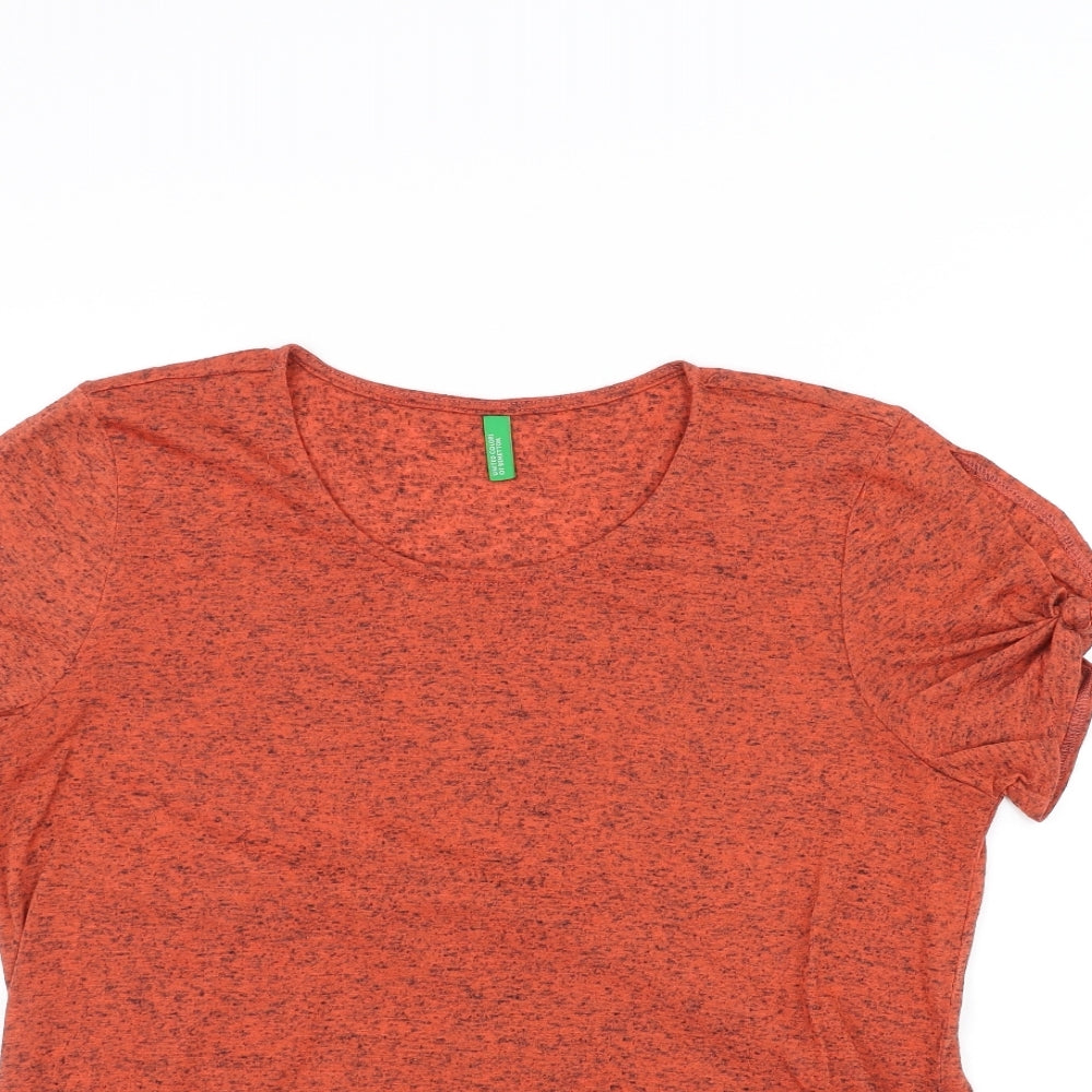 Preworn Womens Orange   Basic T-Shirt Size M