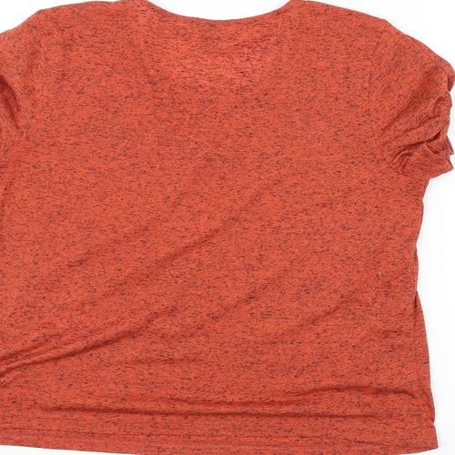 Preworn Womens Orange   Basic T-Shirt Size M