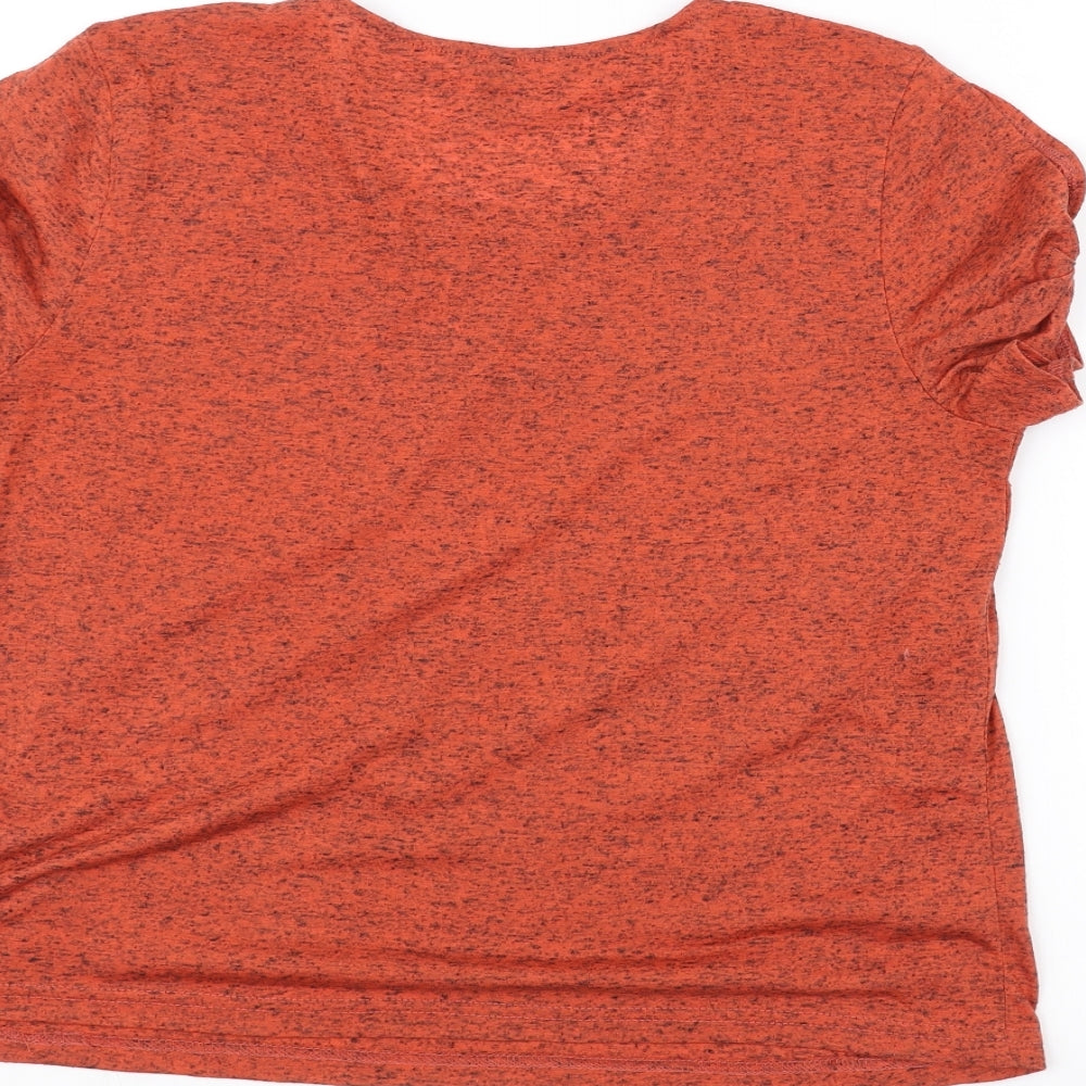 Preworn Womens Orange   Basic T-Shirt Size M