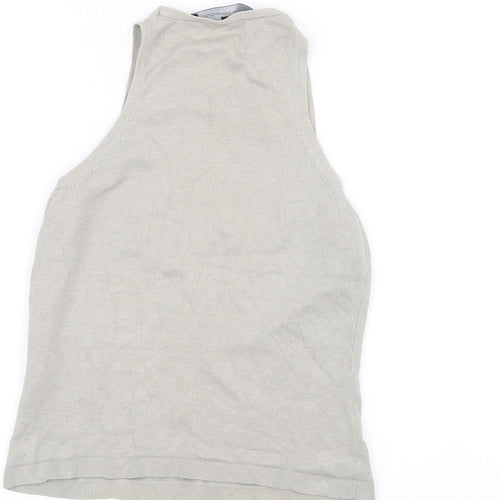 French Connection Womens Grey   Basic Tank Size M