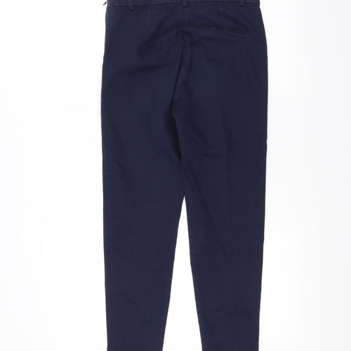 H&M Womens Blue   Trousers  Size 8 L25 in