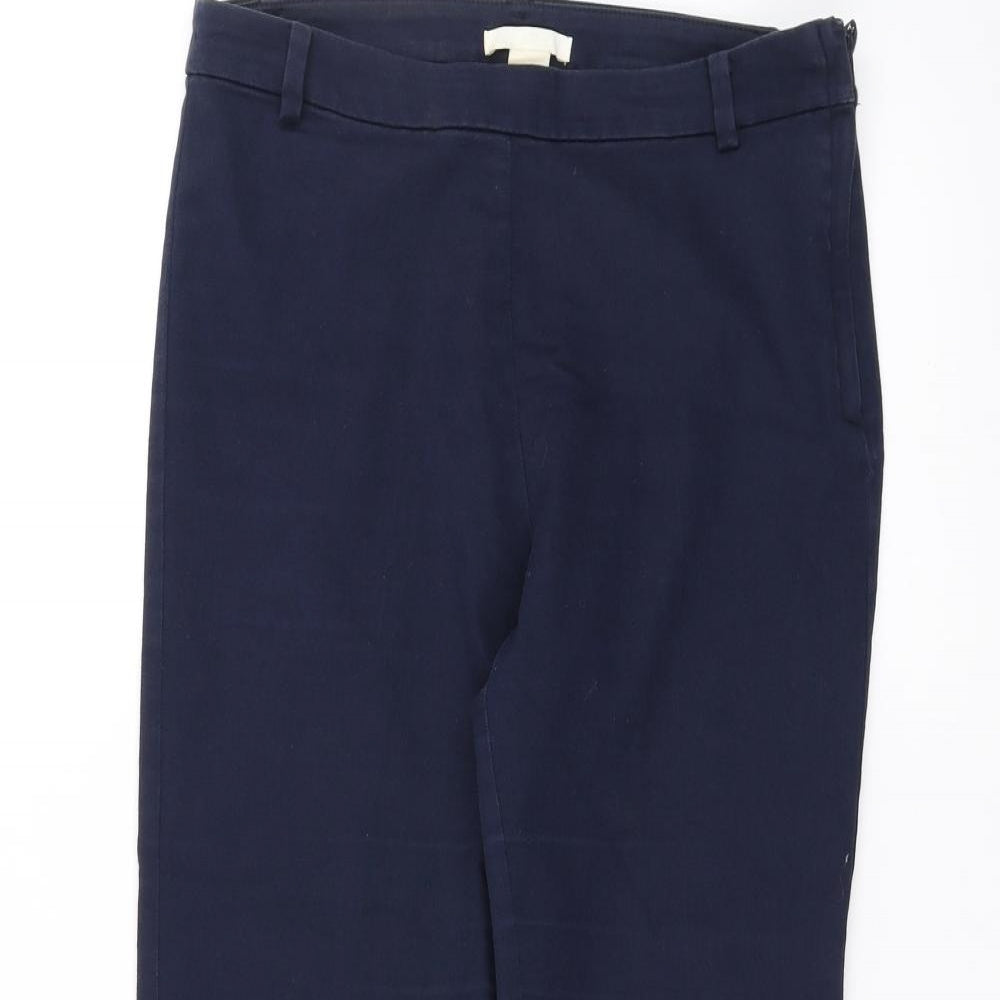H&M Womens Blue   Trousers  Size 8 L25 in