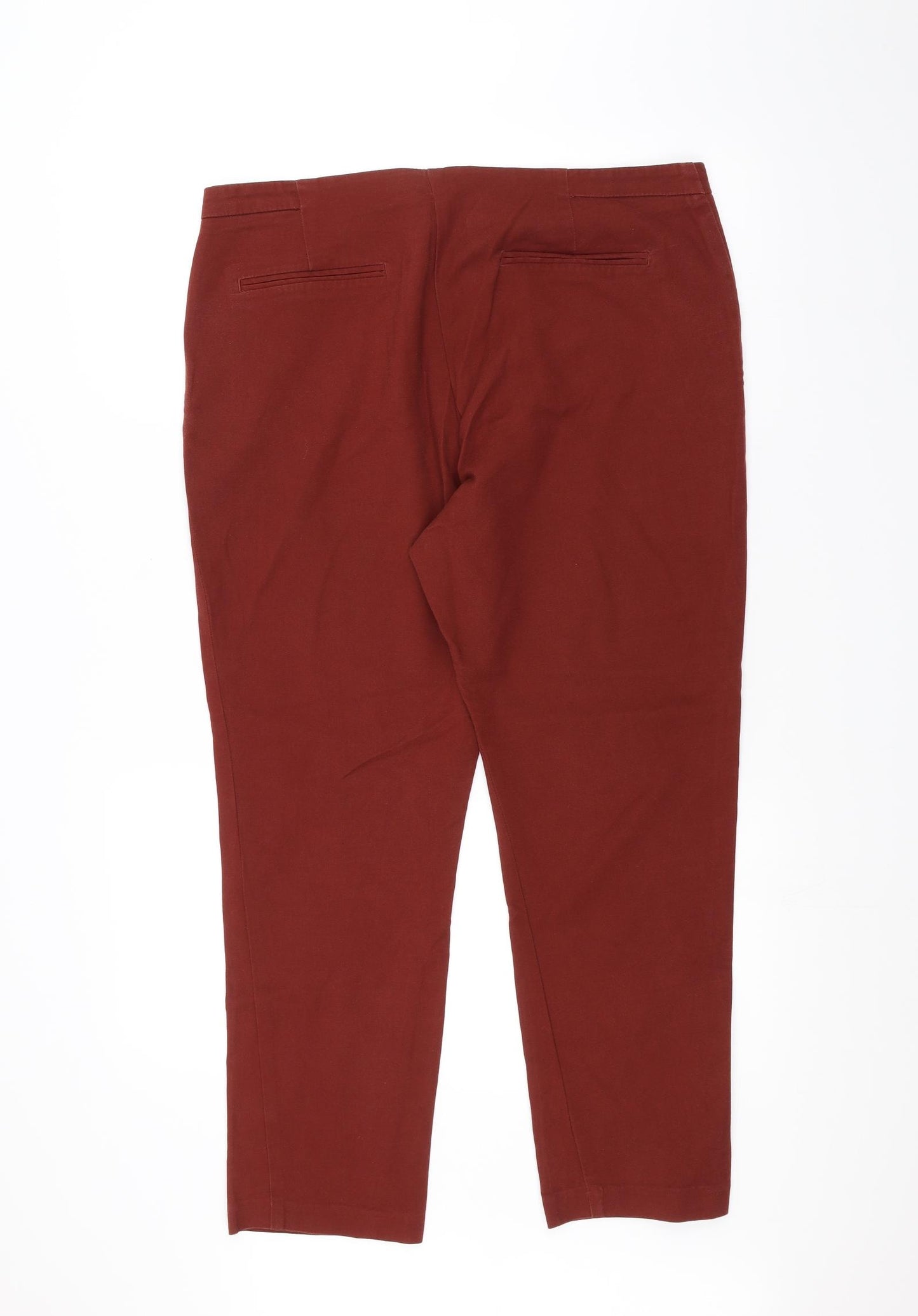 F&F Womens Brown   Trousers  Size 16 L25 in