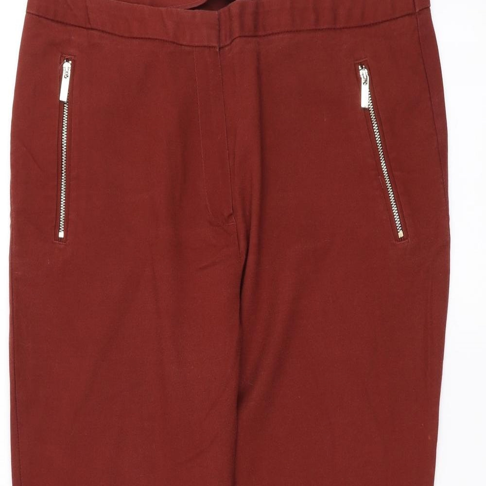 F&F Womens Brown   Trousers  Size 16 L25 in