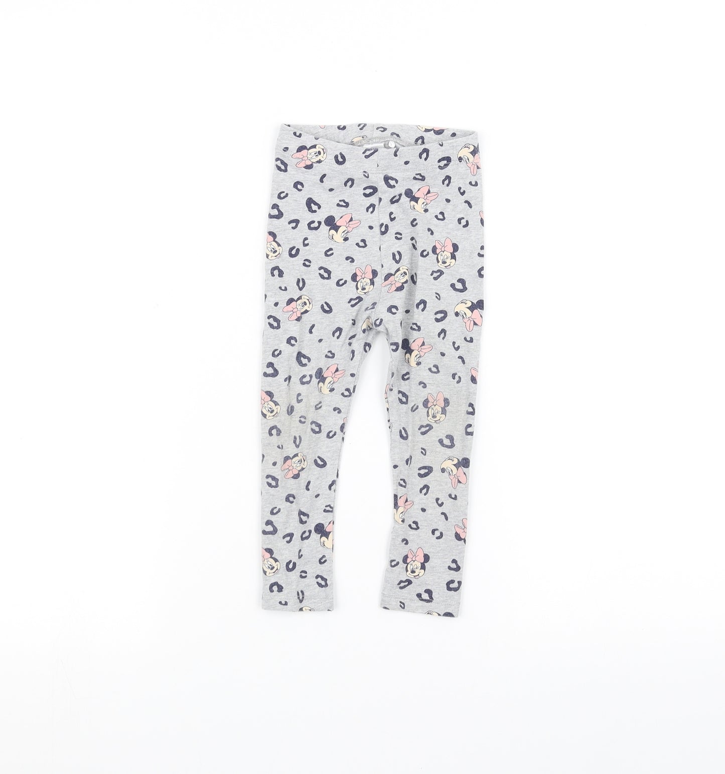 George Girls Grey   Jogger Leggings Size 12-18 Months  - Disney