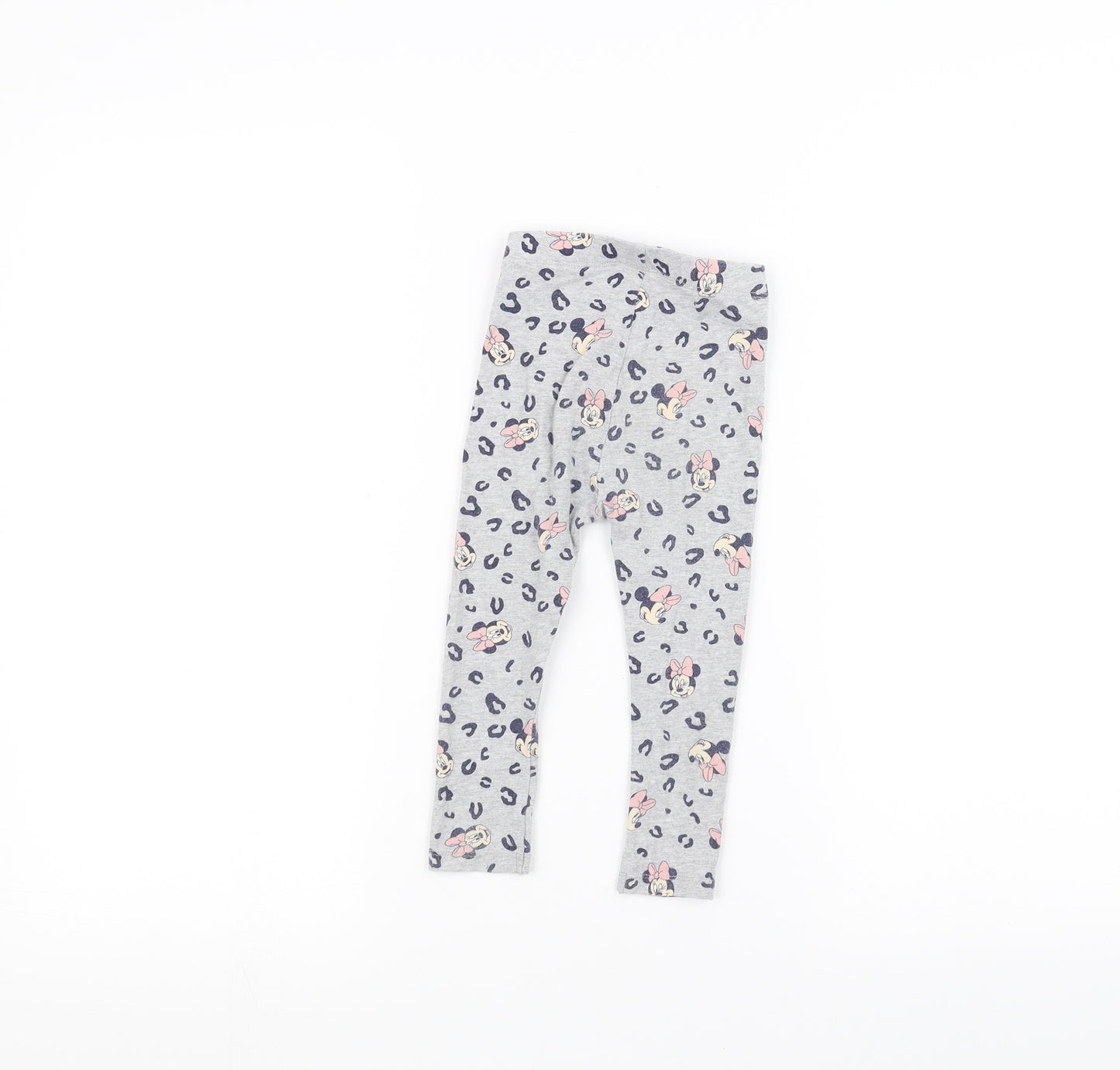George Girls Grey   Jogger Leggings Size 12-18 Months  - Disney