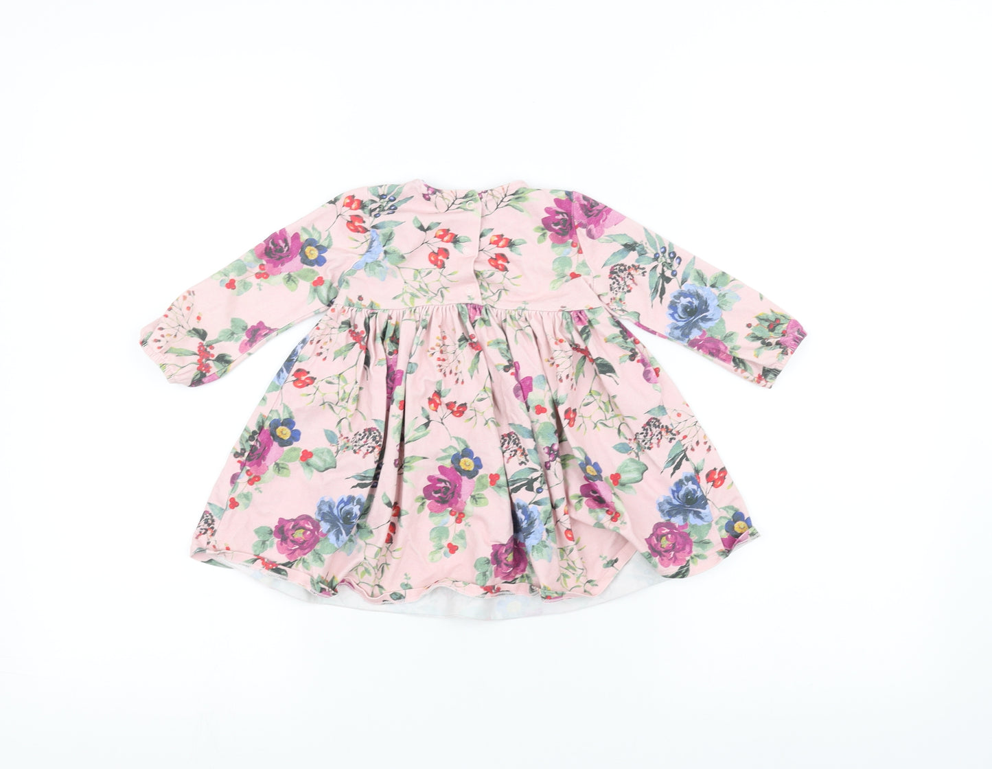 NEXT Girls Pink Floral  A-Line  Size 6-9 Months