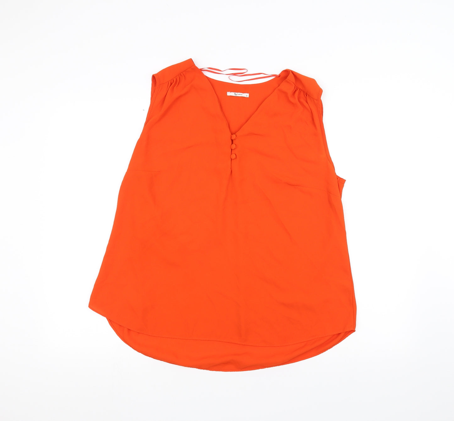TU Womens Orange   Basic T-Shirt Size 18