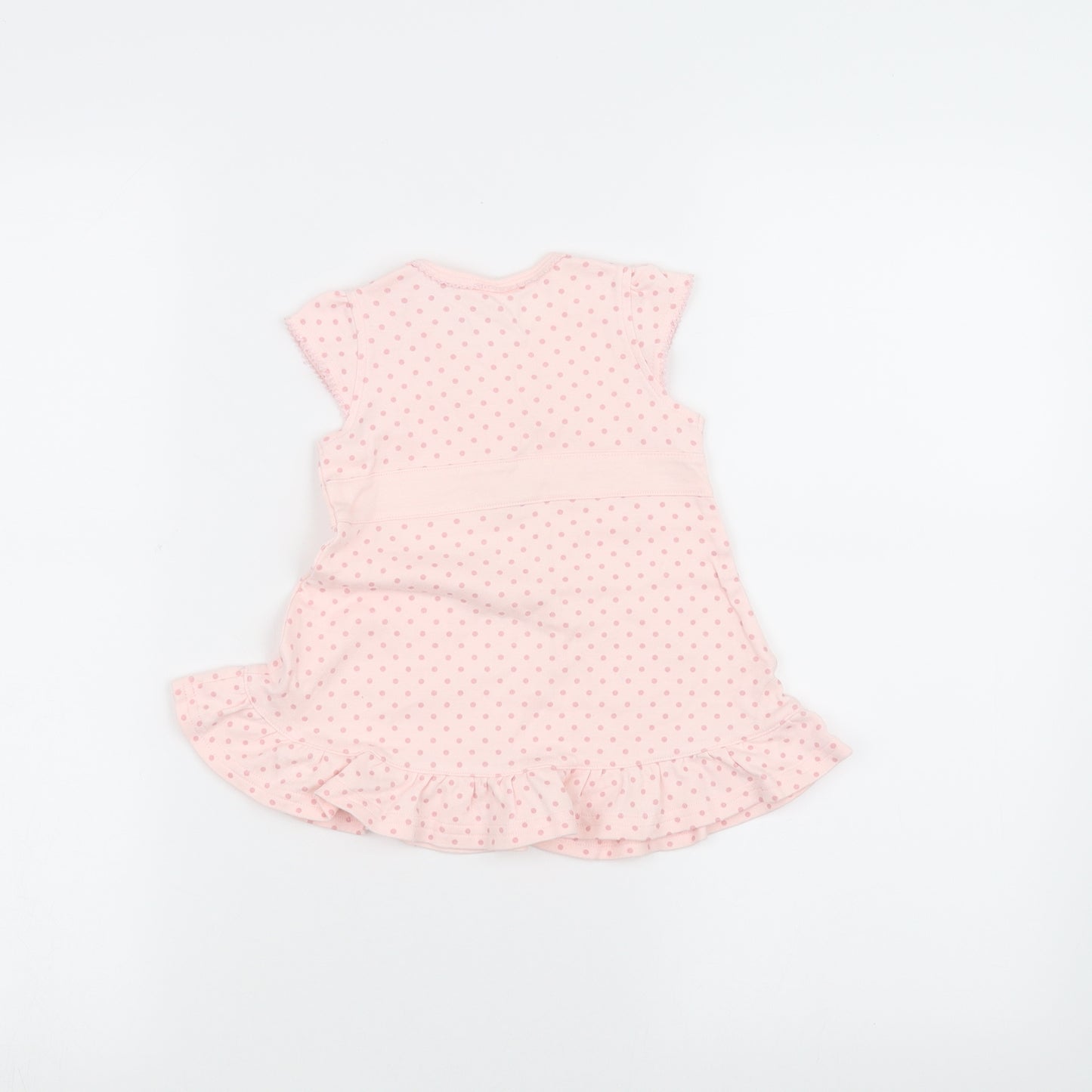 MINIMODE Baby Pink Polka Dot  A-Line  Size 3-6 Months