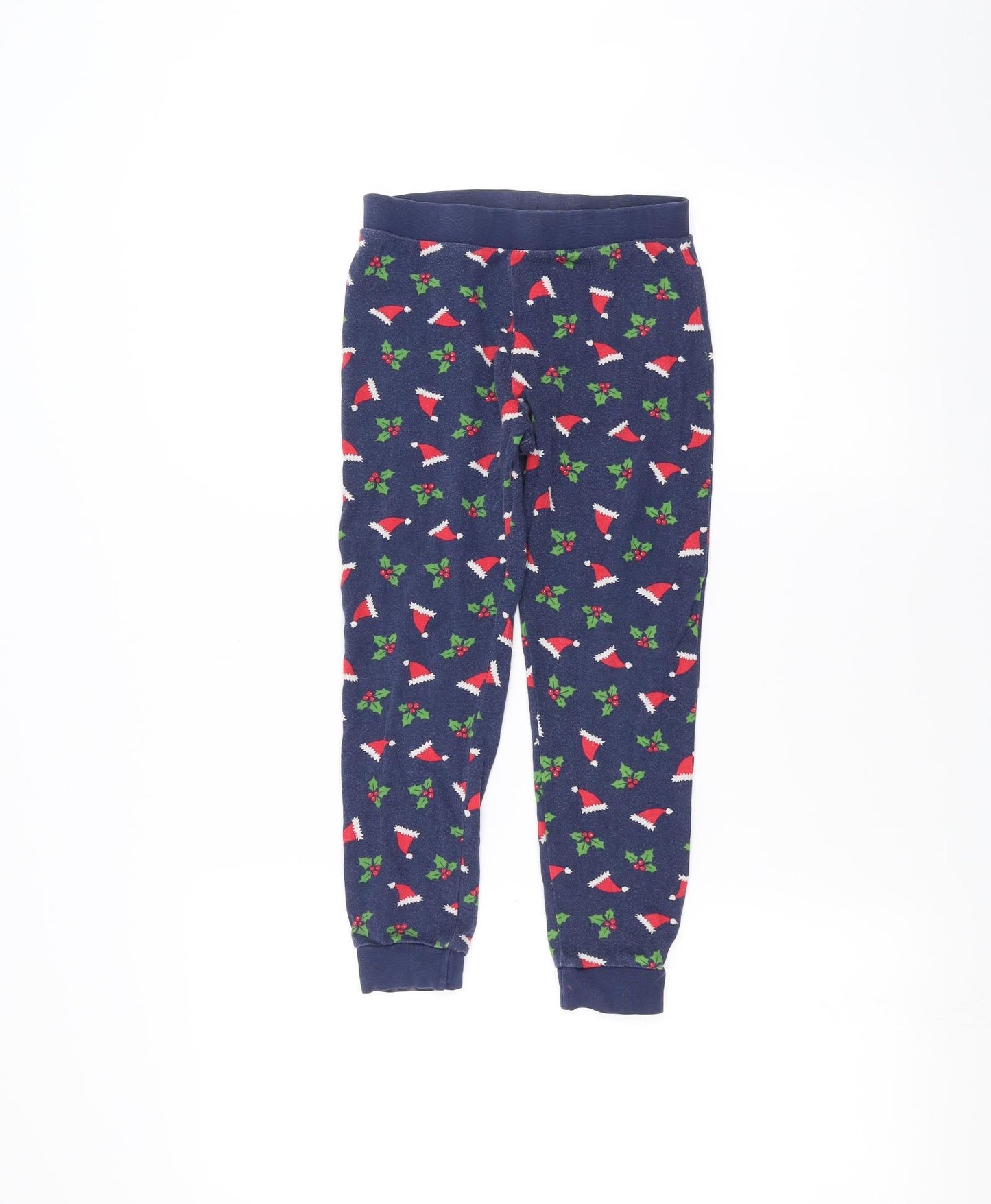 George Boys Blue   Sweatpants Trousers Size 6-7 Years - Christmas